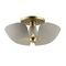 Maxim Lighting Poppy 18'' Flush Mount, Silver Gold/Satin Brass 11399SGSBR - alternate 1